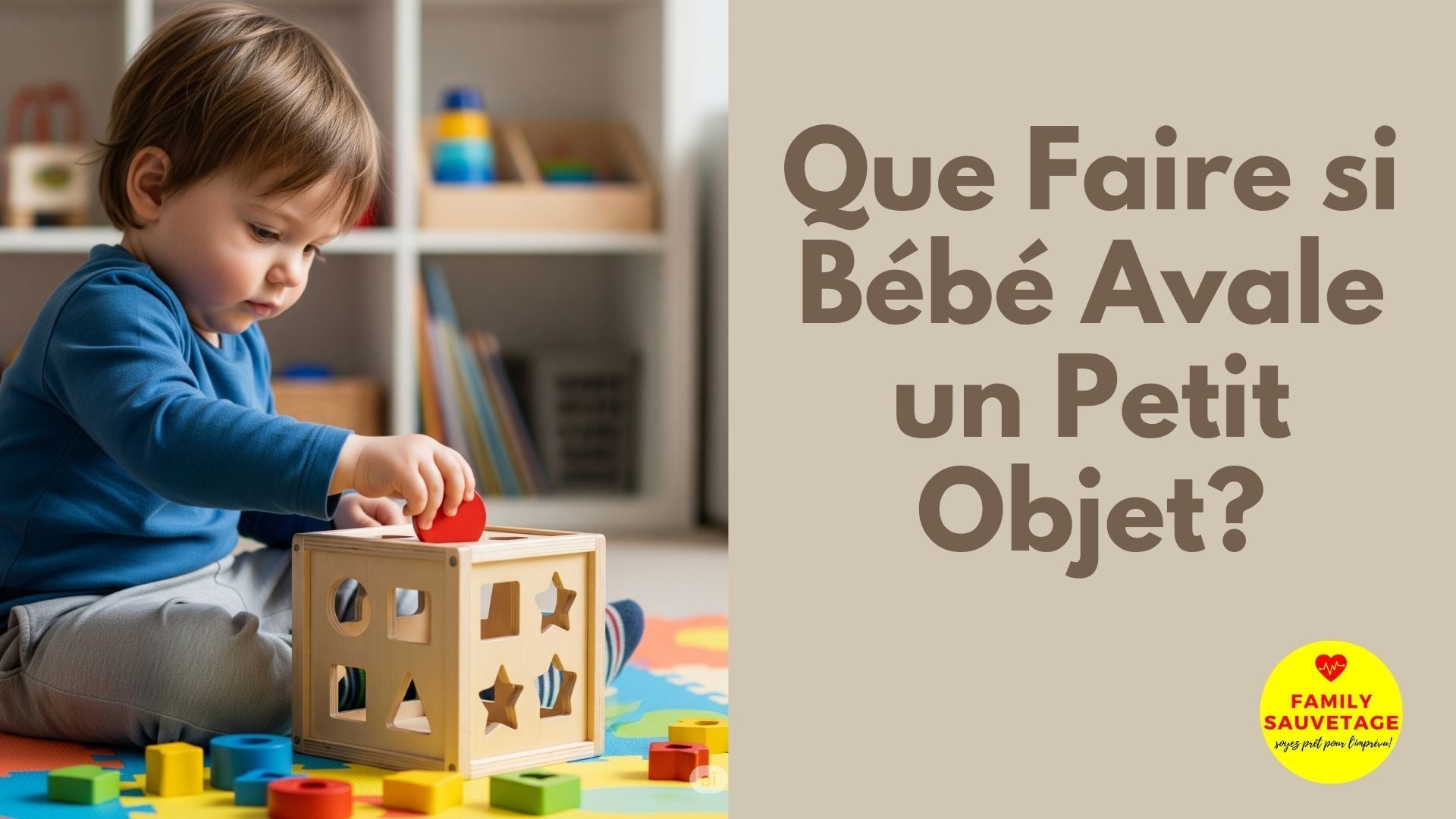 Bébé a avalé un petit objet : que faire ? Gestes de premiers secours et conseils de prévention