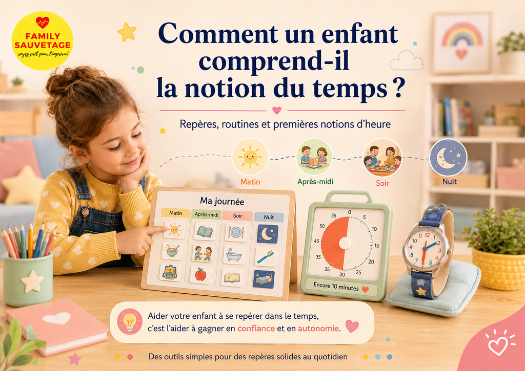 Comment un enfant comprend-il la notion du temps ?