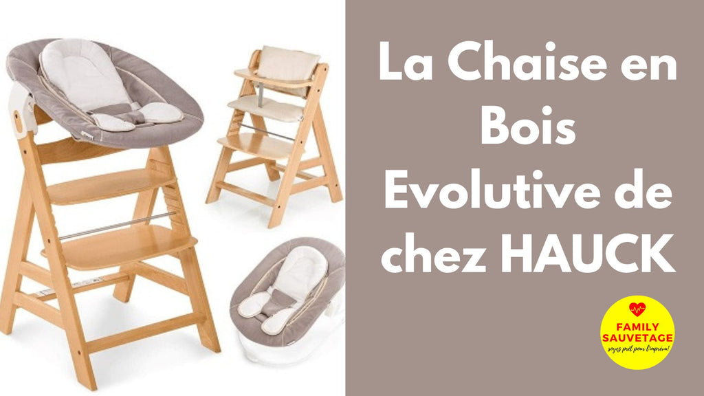 Avis - Chaise en Bois Evolutive Hauck