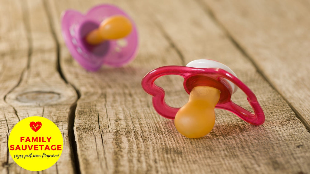 Jetez la sucette de votre bébé si ça vous arrive!