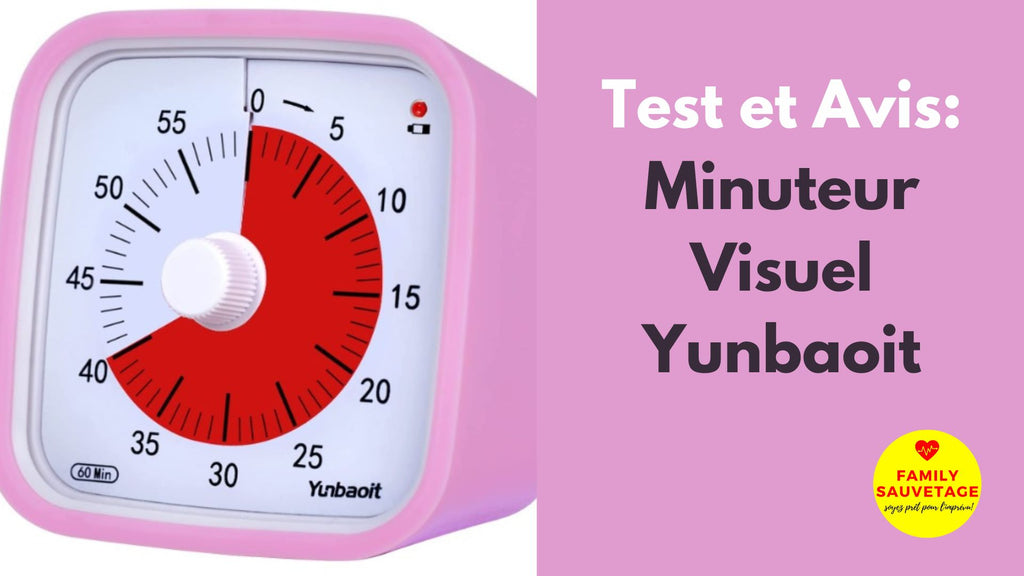 Avis et test du Minuteur Visuel Yunbaoit