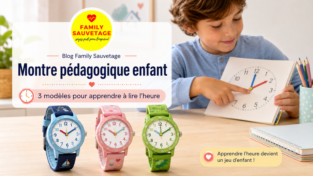 Meilleure montre pédagogique pour enfant : 3 modèles comparés