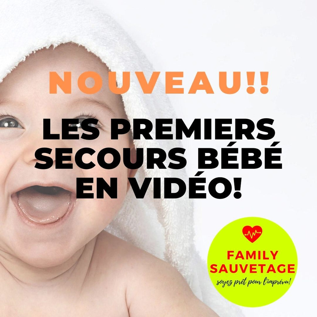 premiers secours bebe en video formation technique