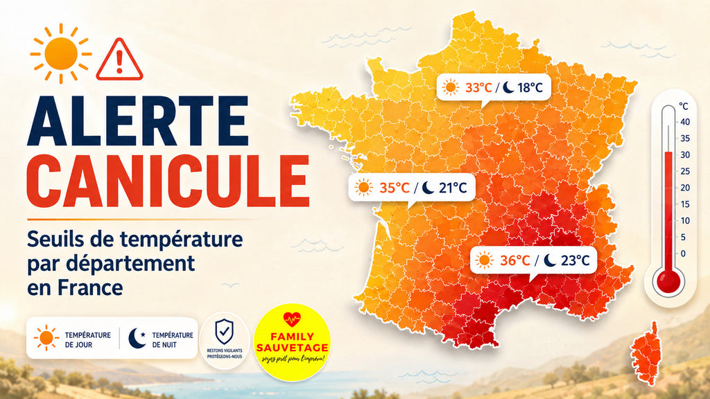 Alerte Canicule : Tableau complet des Seuils de Température Caniculaire par Département en France?