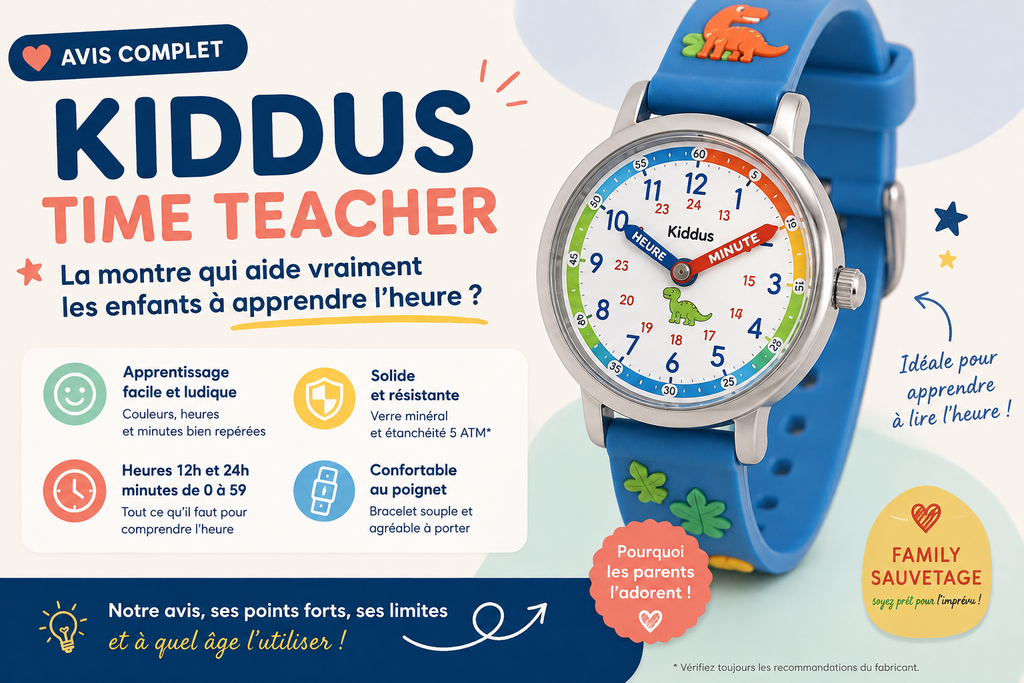 Avis Kiddus Time Teacher : est-elle vraiment efficace pour apprendre l’heure ?