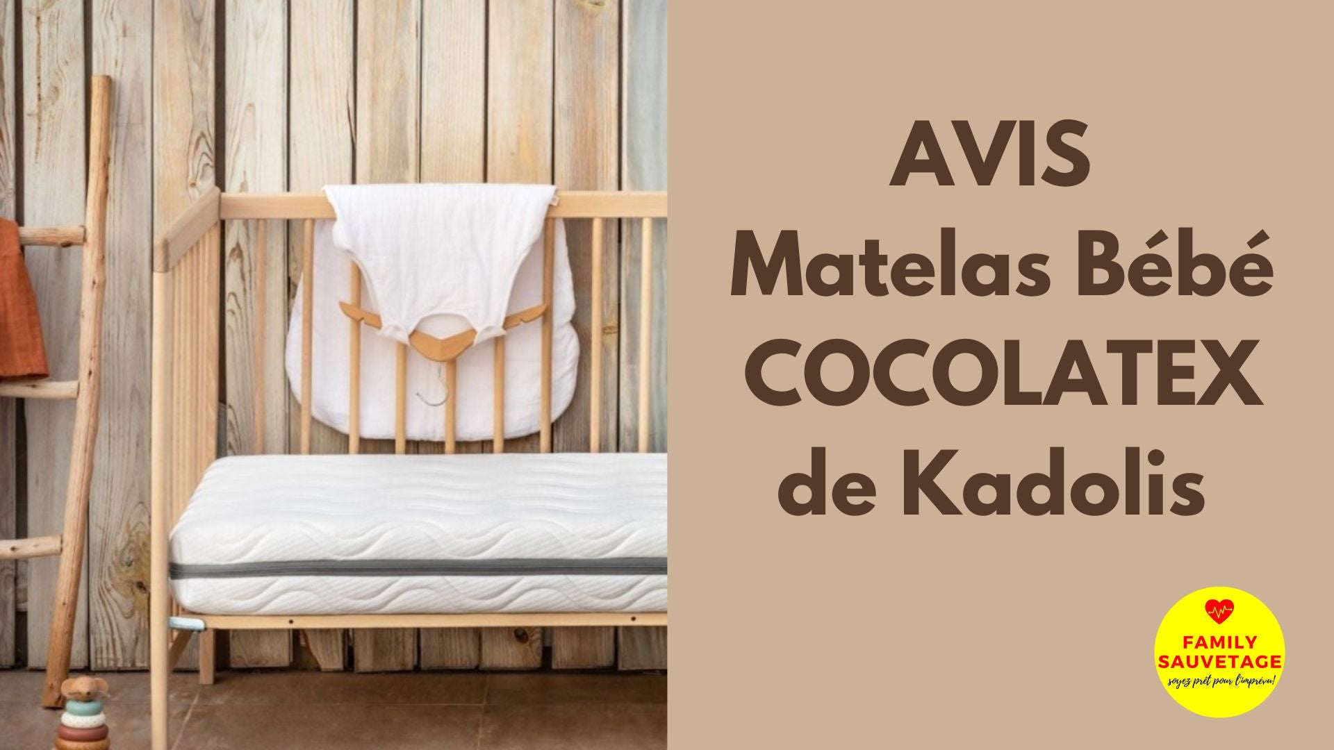 AVIS - Matelas Bébé COCOLATEX Kadolis : Confort, Sécurité et Écologie pour le Sommeil de Votre Enfant