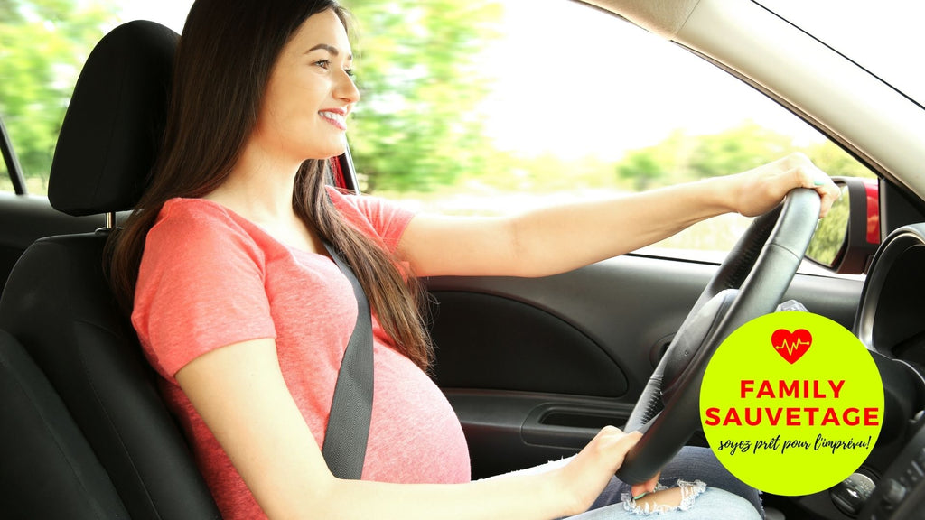 La ceinture de sécurité pendant la grossesse - Adaptateur et légendes!
