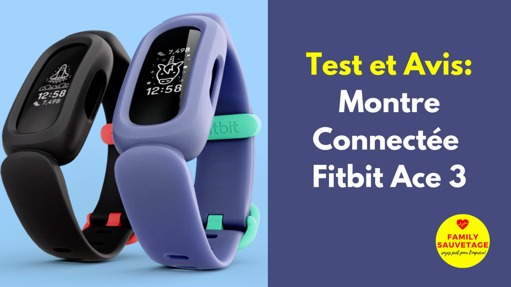 Test et Avis de la montre connectée pour enfant Fitbit Ace 3
