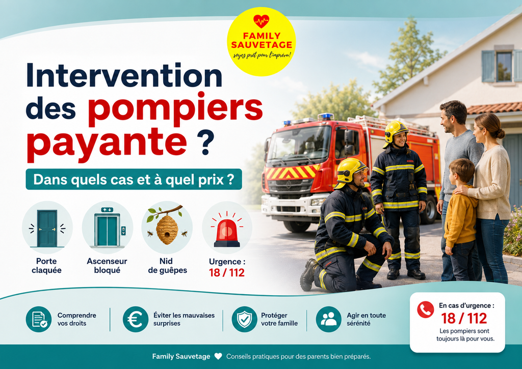 Intervention des pompiers payante : dans quels cas et à quel prix ?