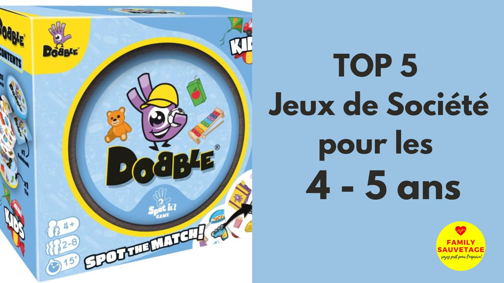 Top 5 des Meilleurs Jeux de Société pour les Enfants de 4 à 5 Ans : Apprendre en S'Amusant