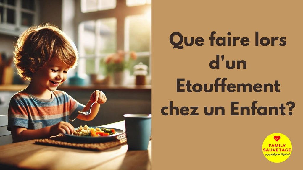 Que faire lors d'un Etouffement chez un Enfant?