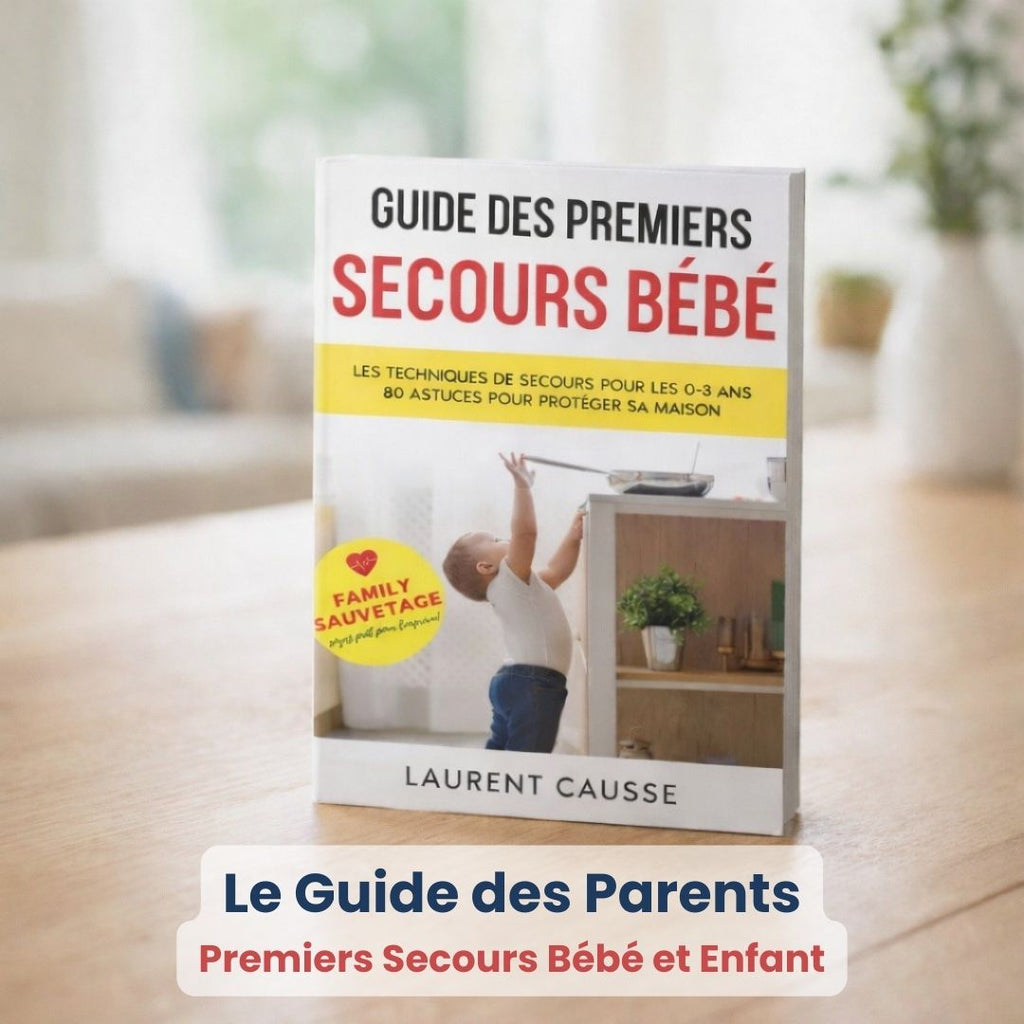 Livre Guide des premiers secours bébé et enfant de Laurent Causse, auteur de Family Sauvetage