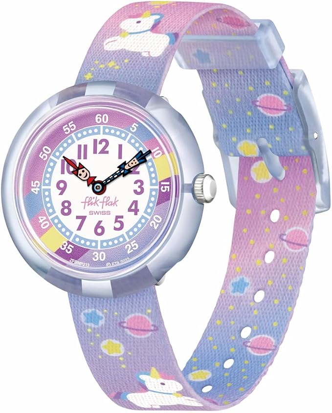 Montre pédagogique Flik Flak licorne