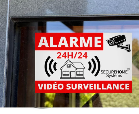 autocollant factice securite maison astuce protection cambriolage