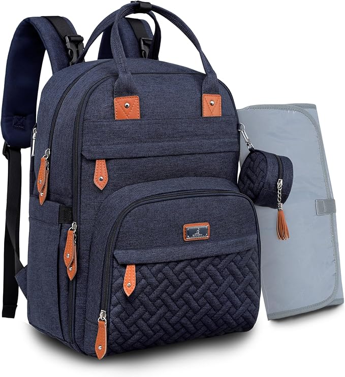 Sac à langer BabbleRoo multipoches avec compartiments pour la crèche