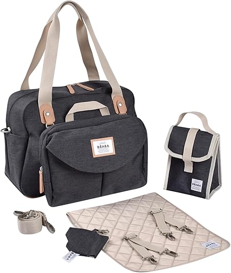 Utilisation du sac à langer Béaba Genève II avec bébé