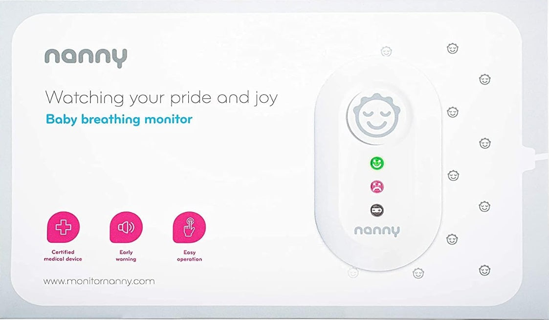 Moniteur de respiration bébé Nanny avec plaque sous le matelas