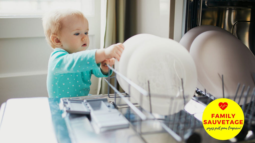 risque lave vaisselle bebe enfant protection astuce
