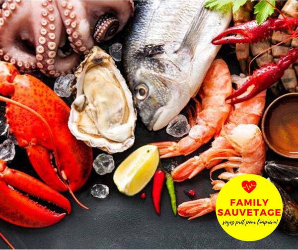 fruit de mer crustacé interdit alimentation bebe