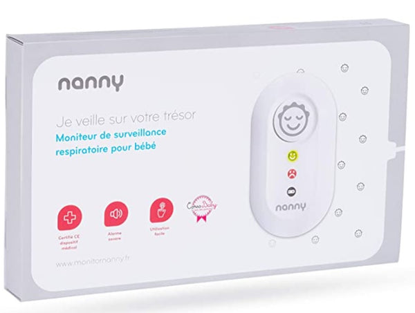 Boîte du moniteur respiratoire Nanny BM-02 et son boîtier de contrôle
