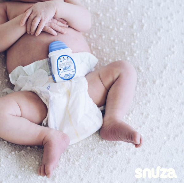 snuza hero moniteur respiratoire sur bebe