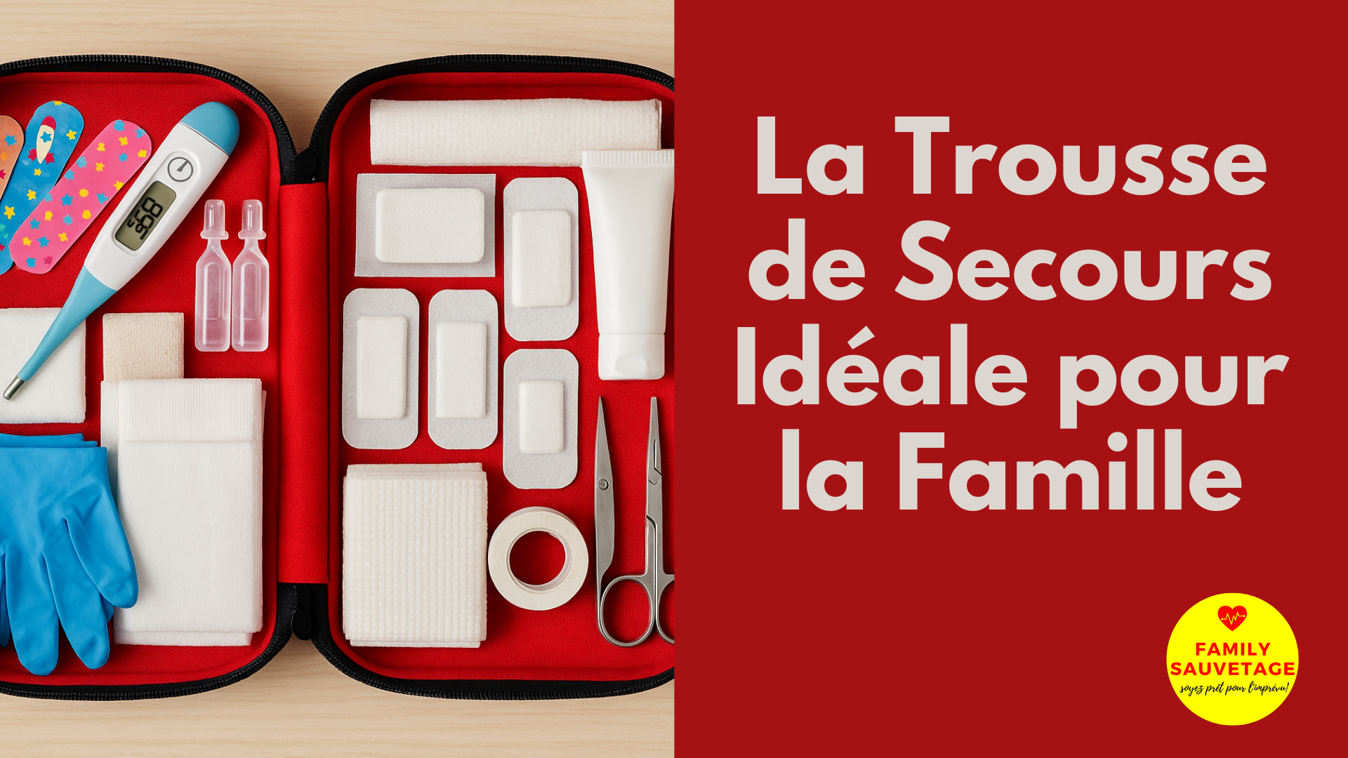 trousse secours enfant adulte bebe